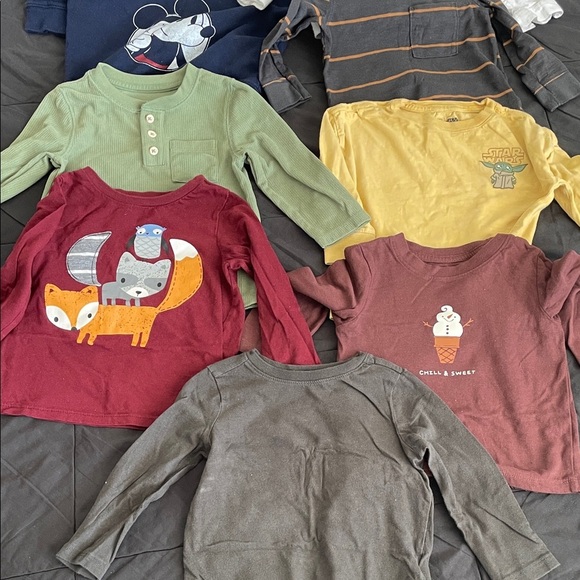 Kids Graphic Tees and Tops Set - Multicolor baby boy 12-18months - Picture 4 of 6